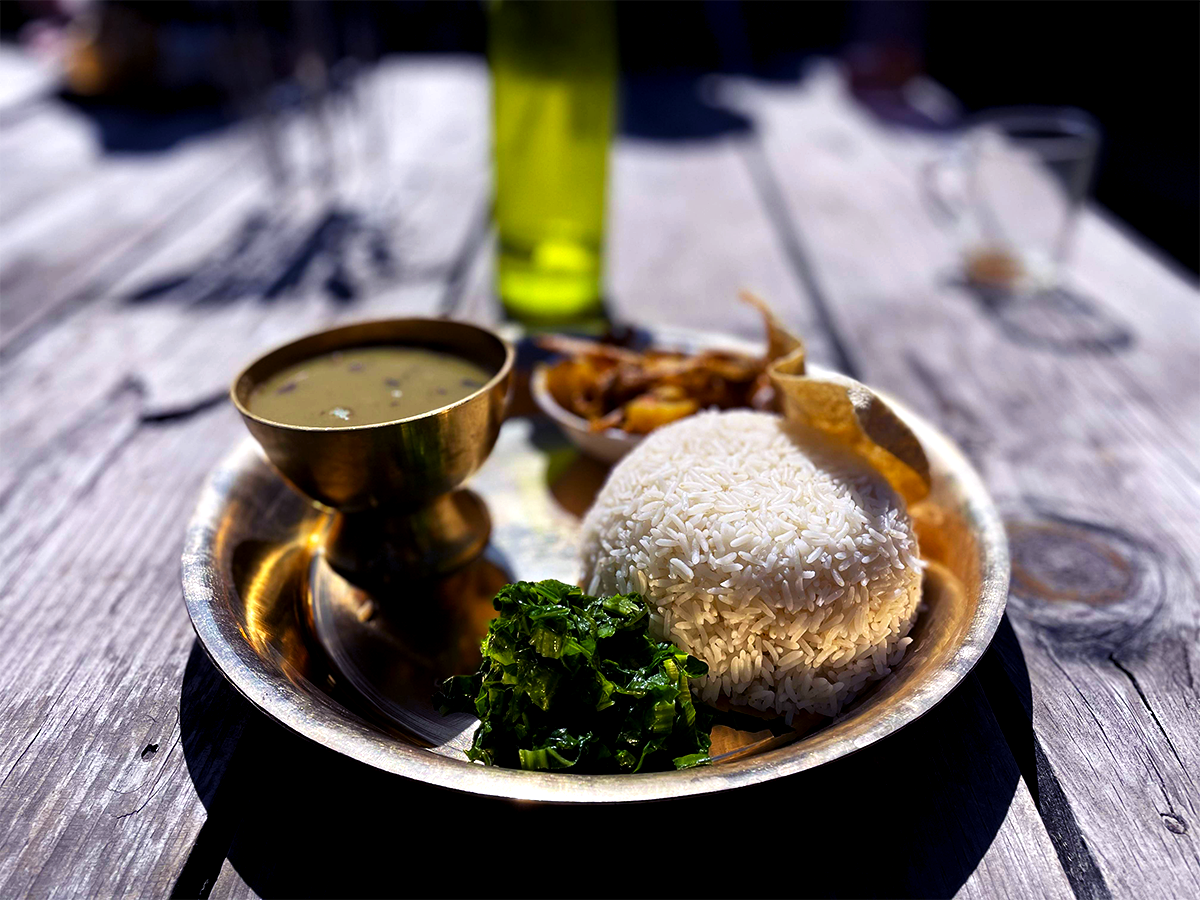 Photo of Dal Bhat from Manaslu Circuit Trek