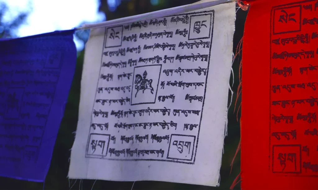 Prayer flags on the Ghorepani Poon Hill Trek