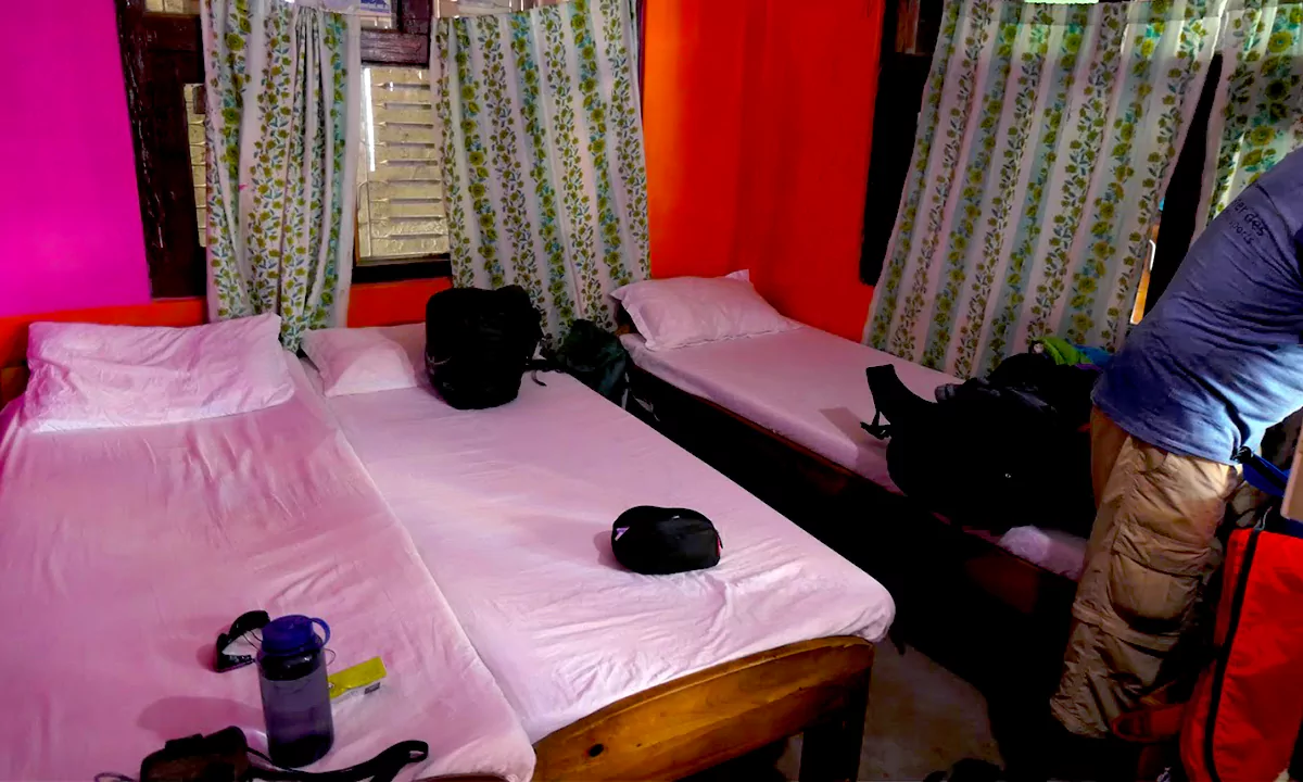 Nepal Trekking Accommodation Bedroom Example