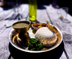 Photo of Dal Bhat from Manaslu Circuit Trek