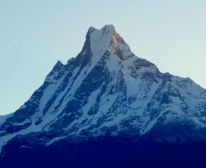 View of mount Fishtail from Annapurna Region
