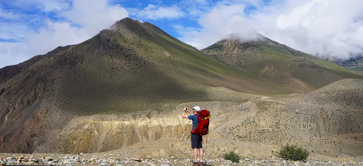 greenery Monsoon view of Upper Mustang Region