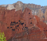 A cave carved in the Cliff as seen from Dhakmar Village