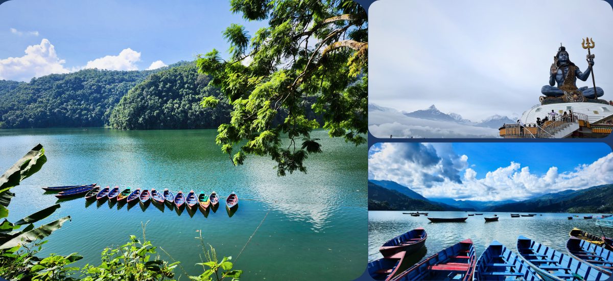 Phewa Lake and other sightseeing sites in Pokhara
