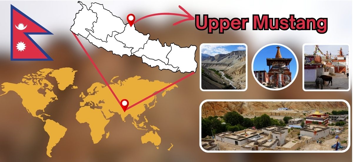 Location of Upper Mustang Region