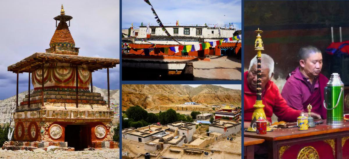 Unique Tibetan-style houses and cultural sites of Upper Mustang
