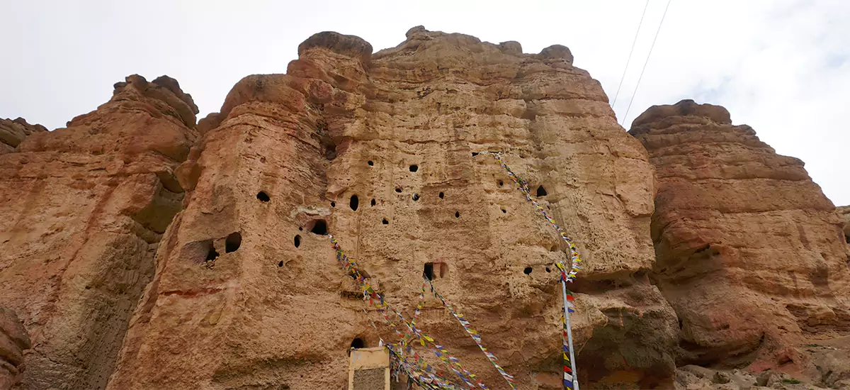 Chhoser Cave in Upper Mustang