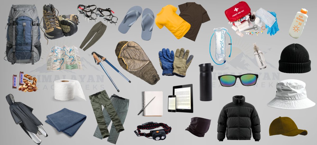 Packing List For the Upper Mustang Trek